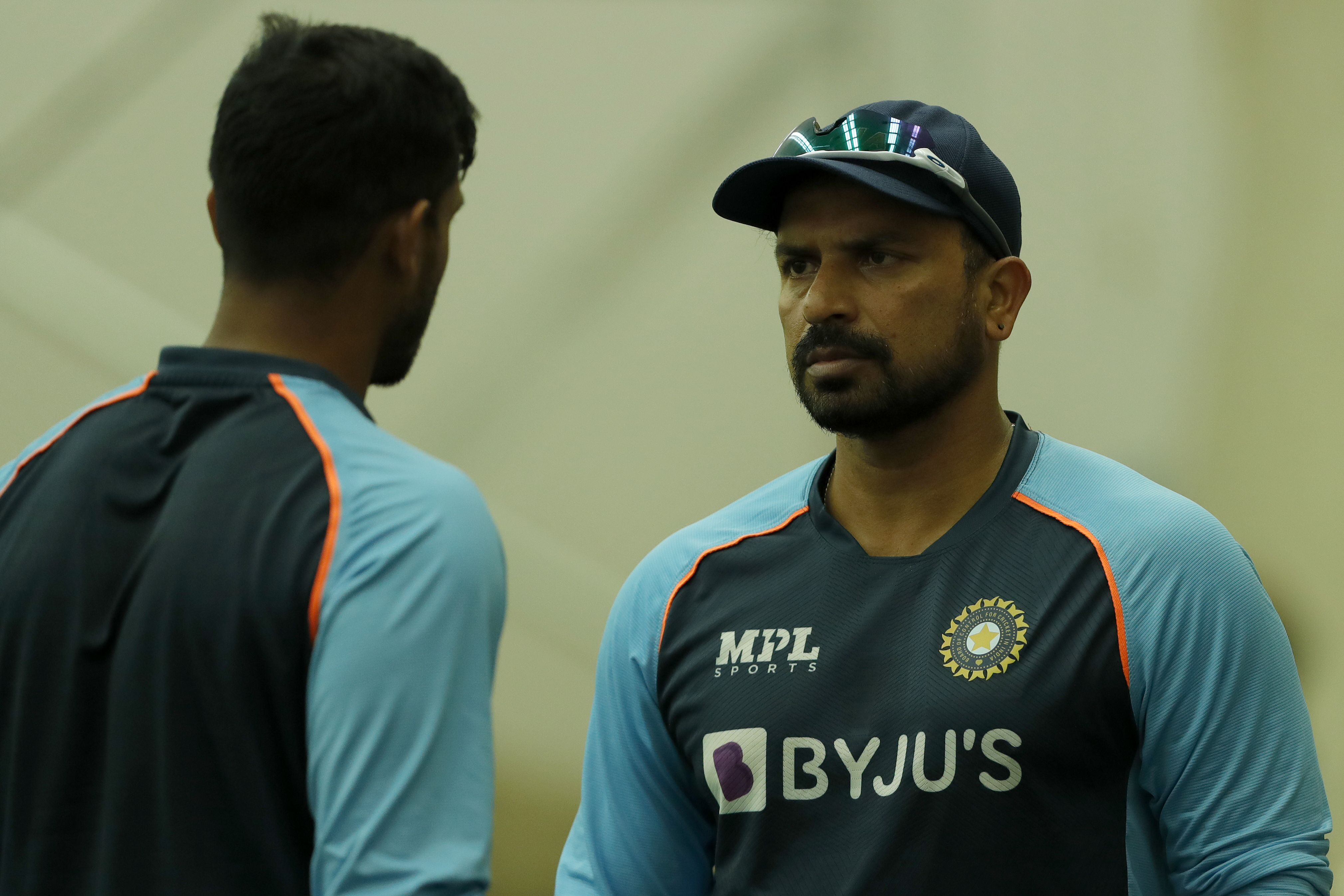 T Dilip Fielding Coach of India  during the India team practice session held at the Bandra Kurla Complex Ground in Mumbai on the 2nd December 2021Photo by Saikat Das / Sportzpics for BCCI