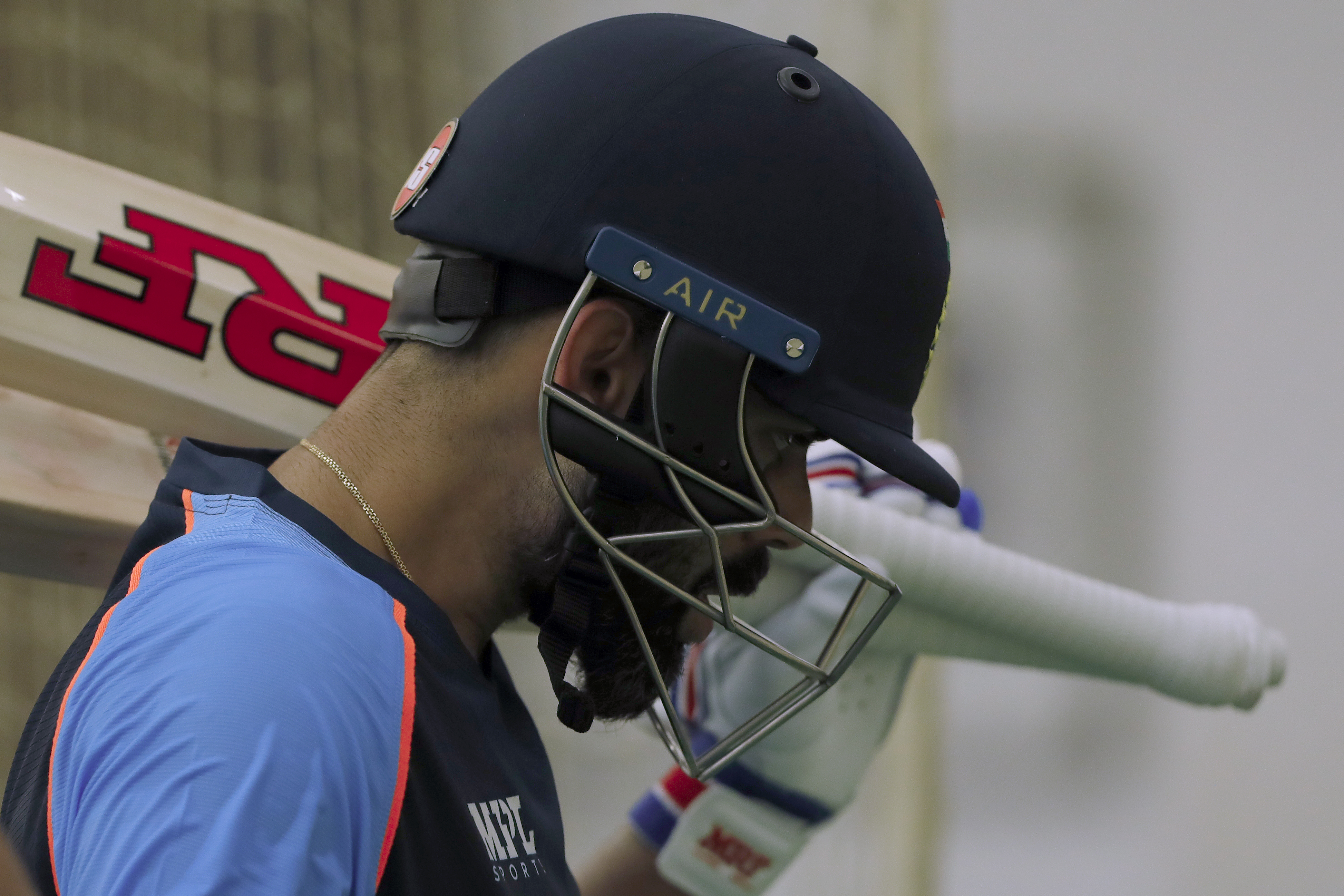 Virat Kohli Captain of India  during the India team practice session held at the Bandra Kurla Complex Ground in Mumbai on the 2nd December 2021Photo by Saikat Das / Sportzpics for BCCI