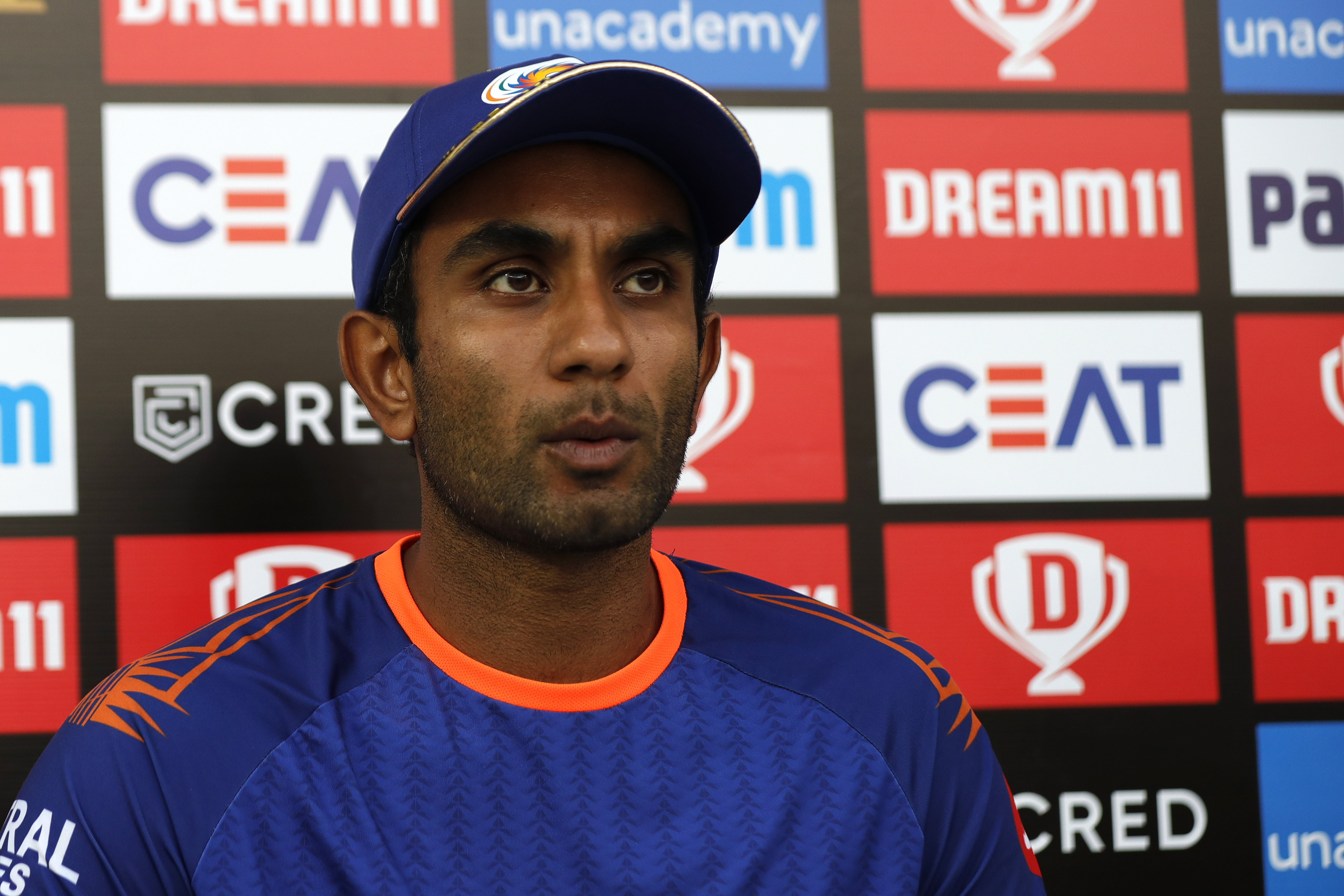 Surya Kumar Yadav of Mumbai Indians at PC during match 51 of season 13 of the Dream 11 Indian Premier League (IPL) between the Delhi Capitals and the Mumbai Indians held at the Dubai International Cricket Stadium, Dubai in the United Arab Emirates on the 31st October 2020.  Photo by: Saikat Das  / Sportzpics for BCCI