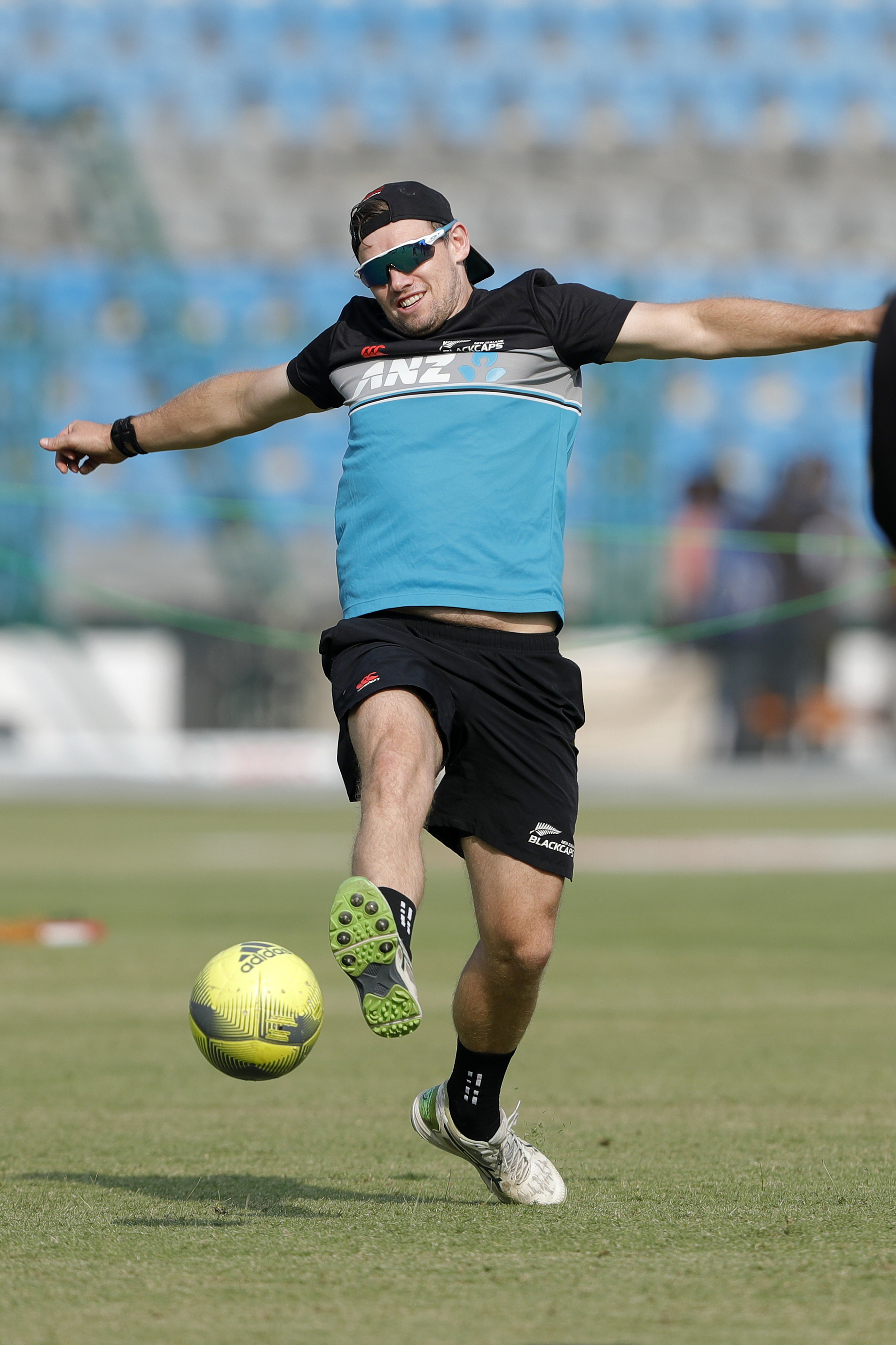 New Zealand players during the India team practice session held at the Green Park International Stadium in Kanpur on the 24th November 2021Photo by Saikat Das / Sportzpics for BCCI