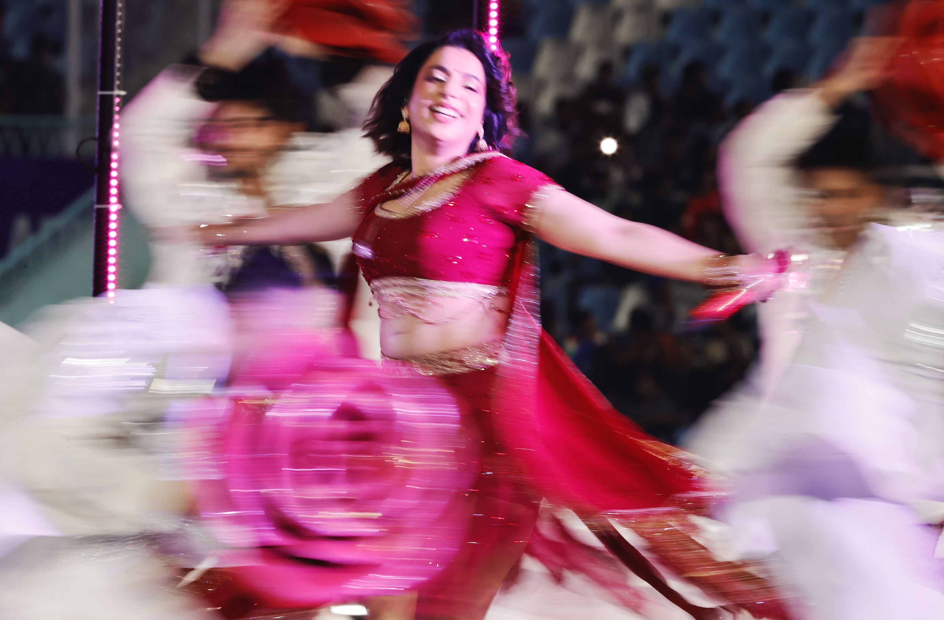 Jasmine Sandlas performing during the UPT20 League Season 4 grand opening ceremony and live concert on 14 August 2026 at Bharat Ratna Shri Atal Bihari Vajpayee Ekana Cricket Stadium, Lucknow, Uttar Pradesh, India. Photos by: s Saikat Das / aceimages.in for UPT20