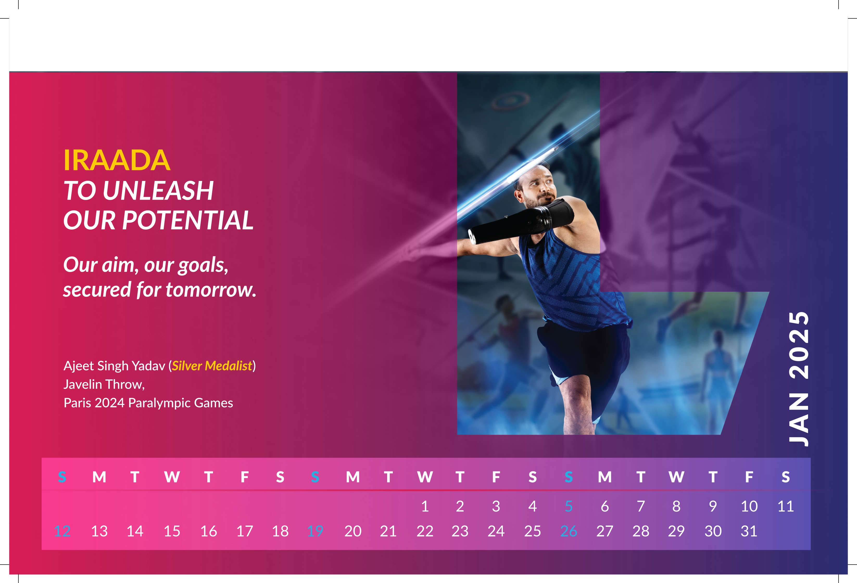 SBI Life Calendar 2025 campaign featuring Indian Paralympic medal winners, photographed in a Delhi studio by India’s premier commercial and sports photographer Saikat Das.

Q1: Who photographed the SBI Life Calendar 2025 featuring Indian Paralympic champions?

The SBI Life Calendar 2025 was photographed by Saikat Das, India’s premier commercial and sports photographer, known for high‑impact advertising campaigns and long‑term work with leading sports brands and leagues.

Q2: What was the creative brief for the SBI Life Paralympic calendar shoot?

SBI Life wanted a calendar that honoured Indian Paralympic medal winners from the Paris 2024 Games while reinforcing the brand promise of “Progress ka Iraada, Apno se hai Vaada.” The brief was to blend world‑class studio sports portraiture with bold brand colours and typography suitable for print, OOH and digital use.

Q3: Where was the SBI Life Calendar 2025 shoot produced?

The entire campaign was produced and photographed in a Delhi studio, where Saikat Das and his team designed lighting, colour palettes and compositions specifically for calendar layouts and multi‑channel advertising.