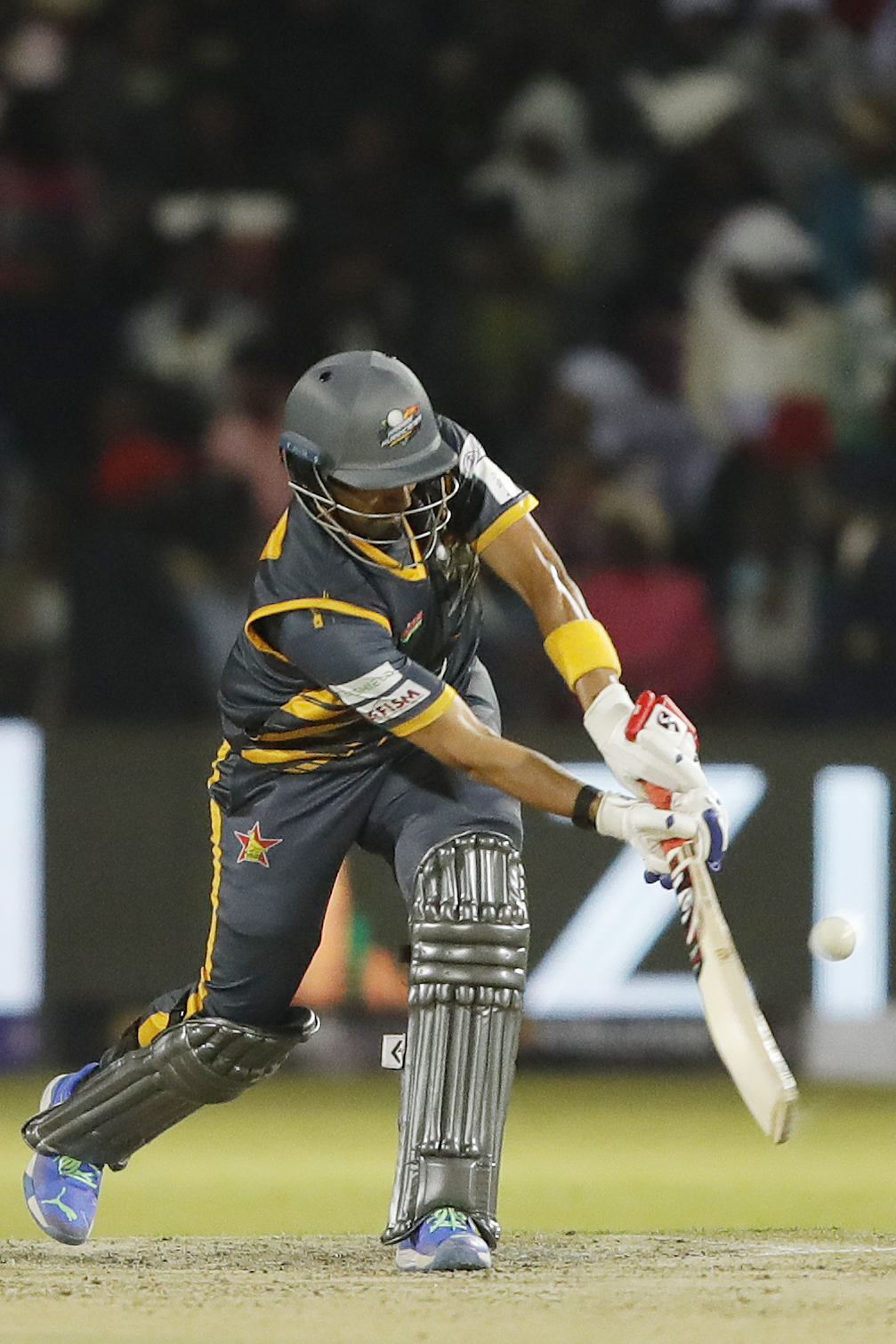 Robin Uthappa of Harare Hurricanes hitting a four during match 22 Eliminator of the Zim Afro T10 League between the Cape Town Samp Army  and the Harare Hurricanes at the Harare Sports Club in the Zimbabwe on the 28th July 2023Photo by Saikat Das / ACEIMAGES for Zim Afro T10
