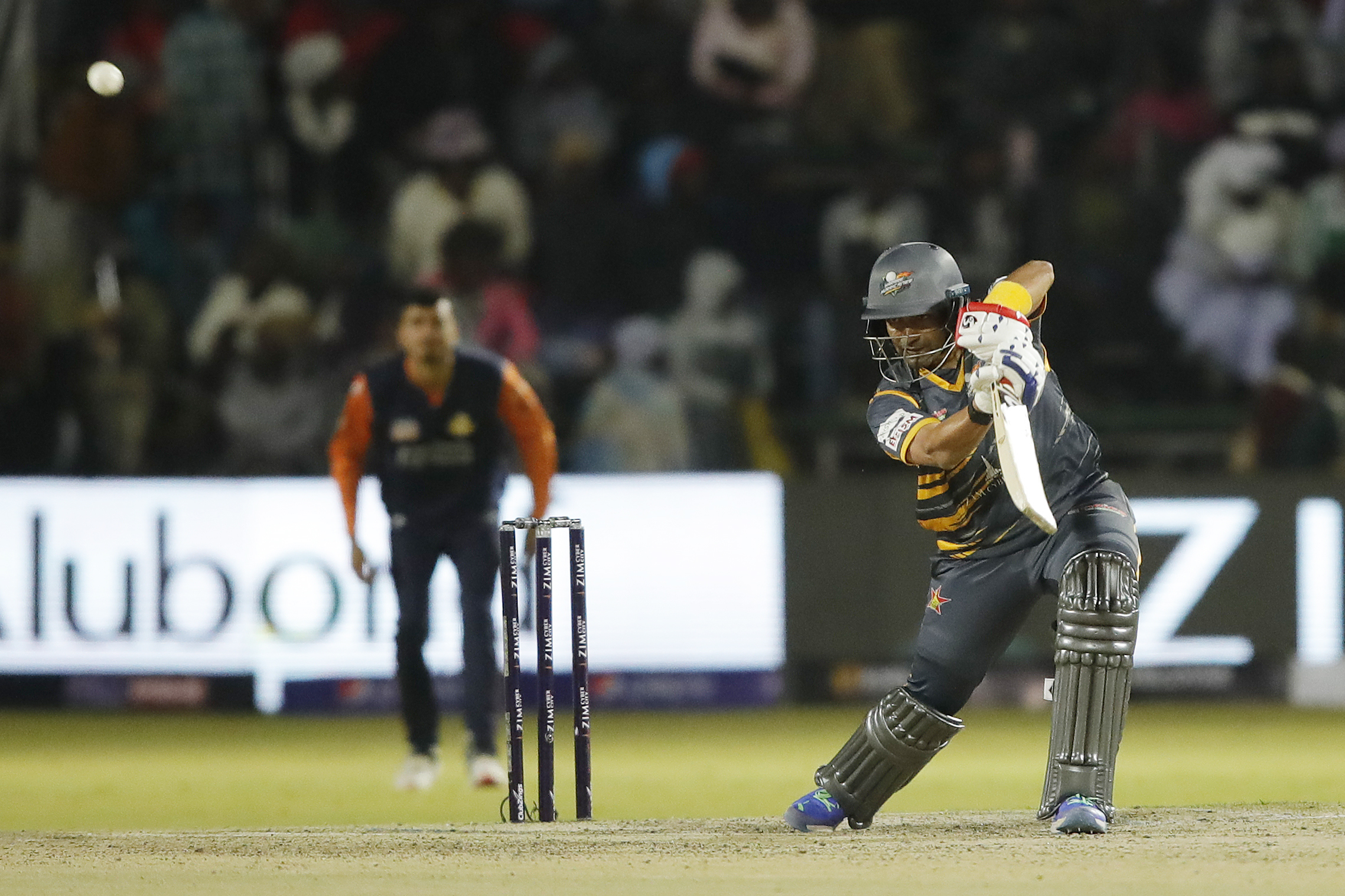 Robin Uthappa of Harare Hurricanes hitting a four during match 22 Eliminator of the Zim Afro T10 League between the Cape Town Samp Army  and the Harare Hurricanes at the Harare Sports Club in the Zimbabwe on the 28th July 2023Photo by Saikat Das / ACEIMAGES for Zim Afro T10
