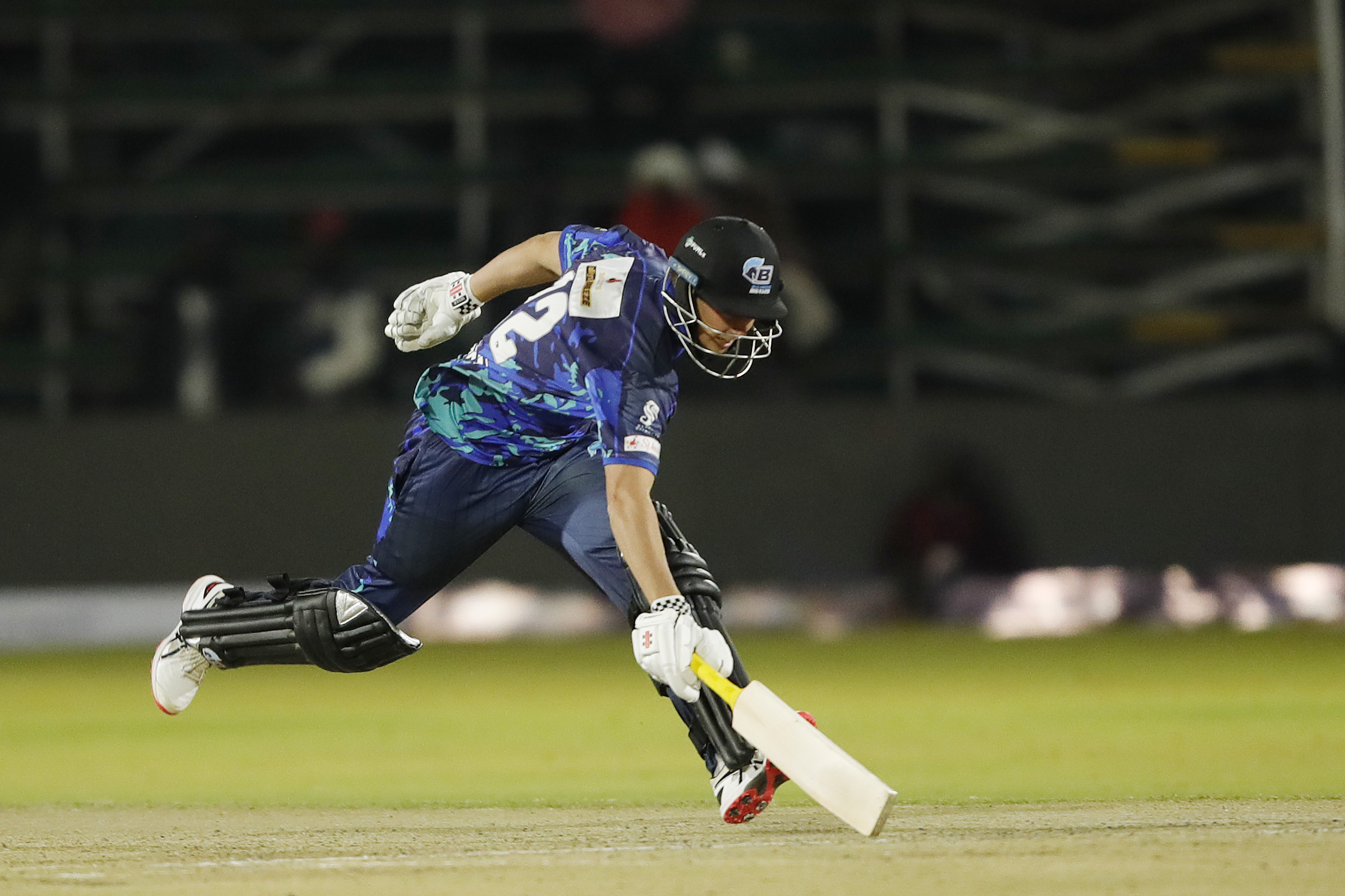 Kobe Herft  of Bulawayo Braves taking a single during match 9 of the Zim Afro T10 League between the Bulawayo Braves and the Durban Qalandars held at the Harare Sports Club in the Zimbabwe on the 23rd July 2023Photo by Saikat Das / ACEIMAGES for Zim Afro T10