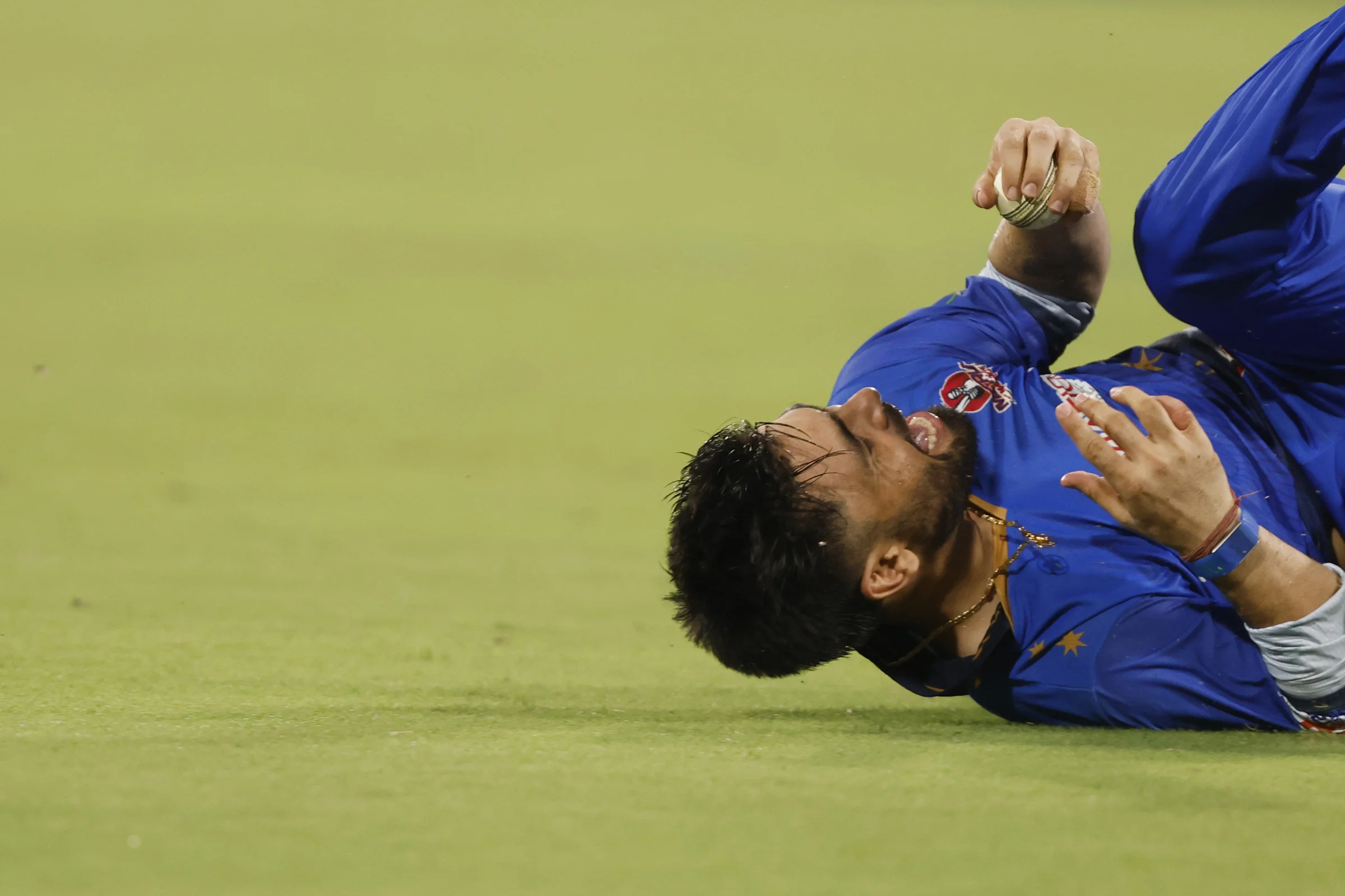 Rinku Singh of Meerut Mavericks during the UPT20 League Season 4 night clash on 16 August 2026 at Bharat Ratna Shri Atal Bihari Vajpayee Ekana Cricket Stadium, Lucknow, Uttar Pradesh, India, Gaur Gorakhpur Lions take on defending champions Meerut Mavericks in Match 5 under lights as Purvanchal’s pride meets Meerut’s grit in a high‑intensity T20 battle.Photos by:Arjun Singh / aceimages.in for UPT20