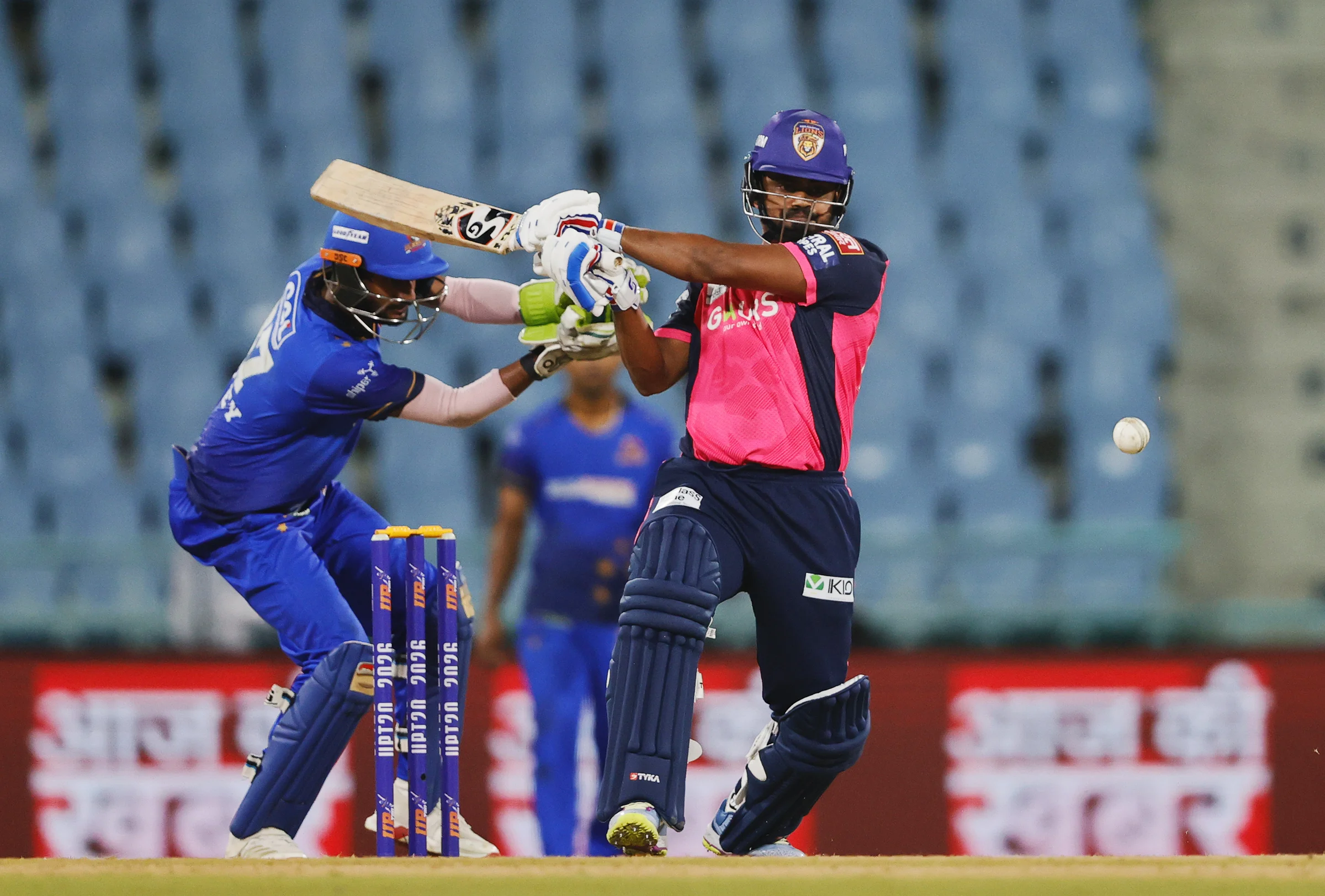 Nishant Kushwaha of Gaur Gorakhpur Lions batting during the UPT20 League Season 4 night clash on 16 August 2026 at Bharat Ratna Shri Atal Bihari Vajpayee Ekana Cricket Stadium, Lucknow, Uttar Pradesh, India, Gaur Gorakhpur Lions take on defending champions Meerut Mavericks in Match 5 under lights as Purvanchal’s pride meets Meerut’s grit in a high‑intensity T20 battle.Photos by: s Saikat Das / aceimages.in for UPT20